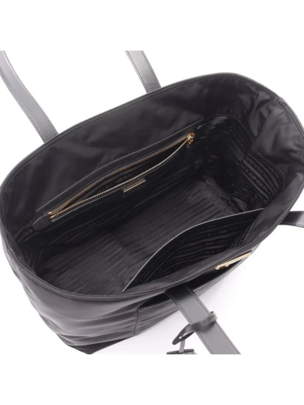 Prada Tote Bag Re-edition 1978 RE Nylon Tessuto saffiano 1 Bg555 R064 F0002 ooo - Picture 3 of 4